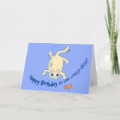 Scuba Cat Diver Birthday Kaart (Voorkant)