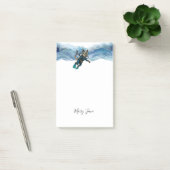 Scuba Cat Diving Blauwe Nat Pak Post-it® Notes (Kantoor)