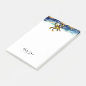 Scuba Cat Diving Blue Wet Suit Post-it® Notes (Schuin)