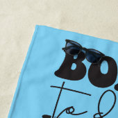 Scuba Cat Diving Blue Wet Suit with your name Strandlaken (In situ)