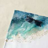 Scuba Cat Diving Blue Wet Suit with your name Strandlaken (In situ)