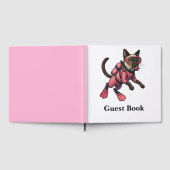 Scuba Cat Diving for Pink Lovers Gastenboek (Volledig)