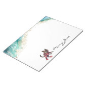 Scuba Cat Diving for Pink Lovers Notitieblok (Schuin)