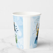 Scuba Cat is diving  Underwater  Papieren Bekers (Rechts)