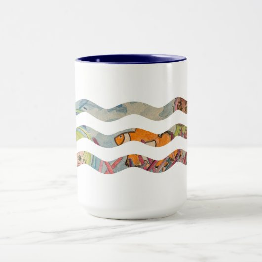 Scuba Cat Waves Mok (Midden)