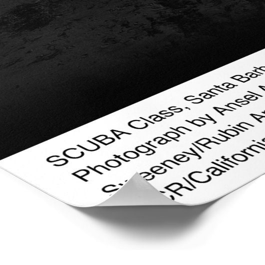 SCUBA Class, Santa Barbara, 1966 Poster (Hoek)