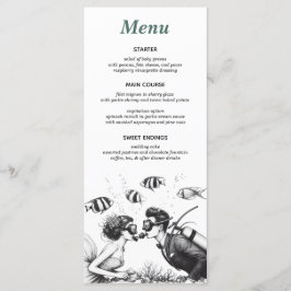 Scuba Couple Menu
