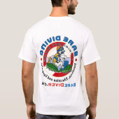 Scuba Crazy Diver, Cozumel, Mexico T-shirt (Achterkant)