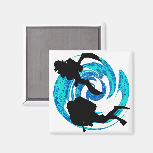 SCUBA DE HORIZON MAGNEET (Voorkant / Achterkant)