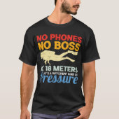 Scuba die grappig citaat duikt het is een verschil t-shirt (Voorkant)
