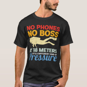 Scuba die grappig citaat duikt het is een verschil t-shirt
