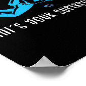 Scuba die ik onder water doormaakt wat je poster (Hoek)