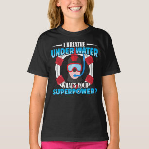 Scuba die ik onder water doormaakt wat je t-shirt