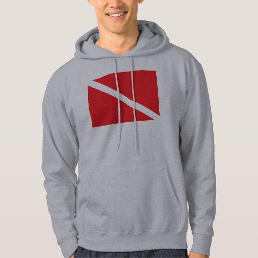 SCUBA Dive Flag Sweatshirt (Voorkant)