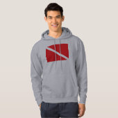 SCUBA Dive Flag Sweatshirt (Voorkant volledig)