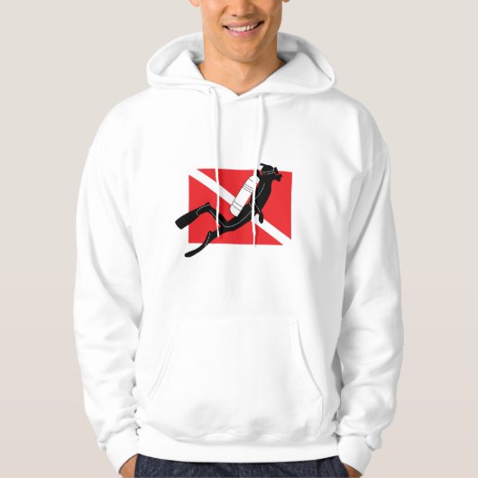 SCUBA Dive Hooded Sweatshirt (Voorkant)