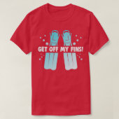 Scuba dive instructor design snorkeling 14 t-shirt (Design voorkant)