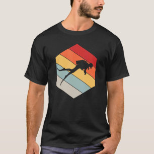 Scuba Divemaster Geometric Distress Vinta T-shirt