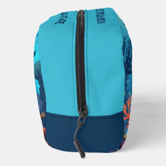 Scuba Diver, aangepaste naam Toilettasje (Rechts)