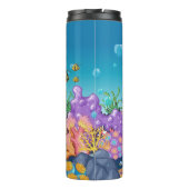 Scuba Diver aangepaste naam tumbler Thermosbeker (Achterkant)