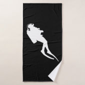 scuba diver badhanddoek (Badhanddoek)