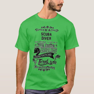 Scuba Diver Birthday Christmas Gift Present T-shirt