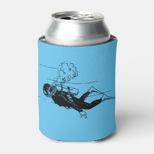 Scuba Diver Blikjeskoeler (Blikje Voorkant)