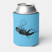 Scuba Diver Blikjeskoeler (Blikje Achterkant)