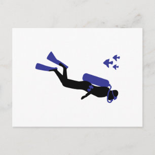 Scuba Diver Briefkaart
