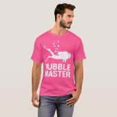 Scuba Diver Bubble Master Scuba Diving T-shirt (Voorkant volledig)
