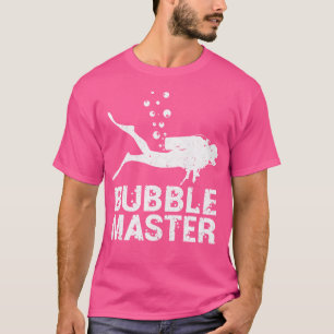 Scuba Diver Bubble Master Scuba Diving T-shirt