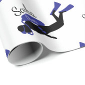 Scuba Diver Cadeaupapier (Rol Hoek)