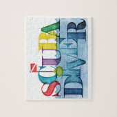 Scuba Diver Colorful Scuba Diving Legpuzzel (Verticaal)