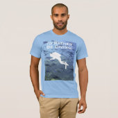 Scuba Diver Design "Ik zou liever duiken" T-shirt (Voorkant volledig)