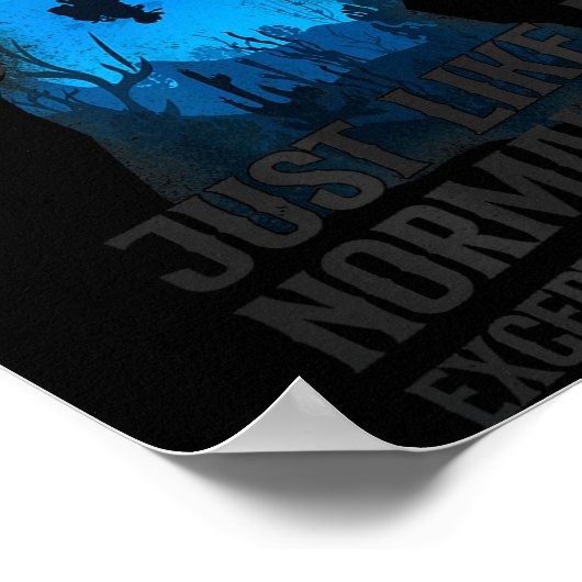 Scuba Diver Diving Dad Just Like A Normal Dad Poster (Hoek)