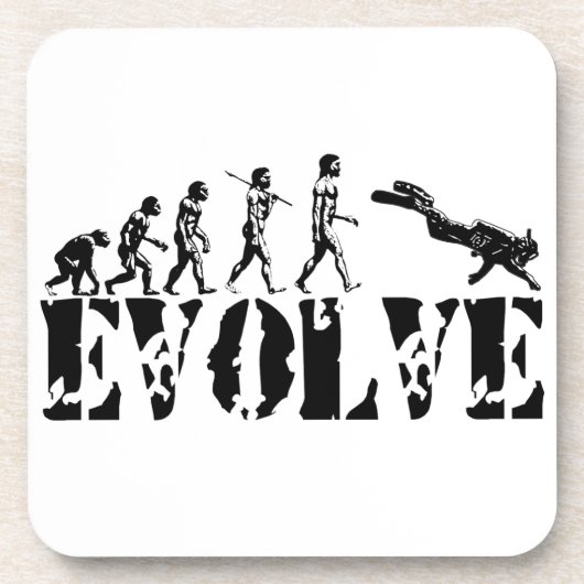 Scuba Diver Diving Evolution Sports Art Onderzetter (Voorkant)