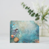 Scuba Diver Diving underwater  Briefkaart (Staand voorkant)