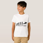 Scuba Diver Diving Water Sport Evolution Art T-shirt (Voorkant volledig)