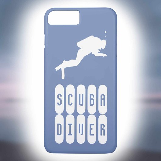Scuba Diver. Een telefoondraagtas voor scuba-duike Case-Mate iPhone Case