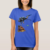SCUBA Diver en een schatkist van gouden munten URM T-shirt (Voorkant)