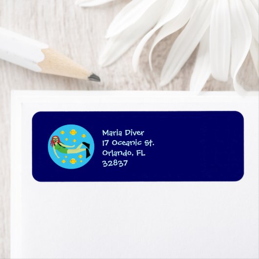 Scuba Diver Etiket (Insitu)