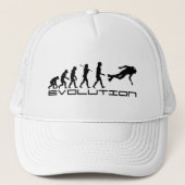 Scuba Diver Evolution Deep Zee Sports Trucker Hat Trucker Pet (Voorkant)