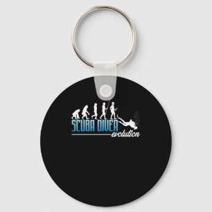 Scuba Diver Evolution Scuba Diving Sports Gift Sleutelhanger