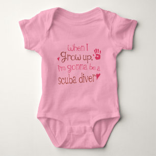 Scuba Diver (Future) Baby Baby T-Shirt
