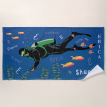 SCUBA Diver gepersonaliseerd