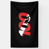Scuba Diver Gift - 100th Dive - Diver Down - Scuba Spandoek (Verticaal)