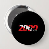 Scuba Diver Gift - 2000th Dive - Diver Down Diving Ronde Button 4,0 Cm (Voorkant /achterkant)