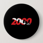 Scuba Diver Gift - 2000th Dive - Diver Down Diving Ronde Button 4,0 Cm (Voorkant)