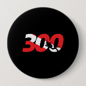 Scuba Diver Gift - 300th Dive - Diver Down Diving Ronde Button 4,0 Cm (Voorkant)