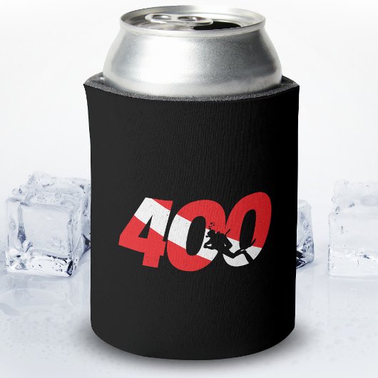 Scuba Diver Gift - 400th Dive - Diver Down Diving Blikjeskoeler